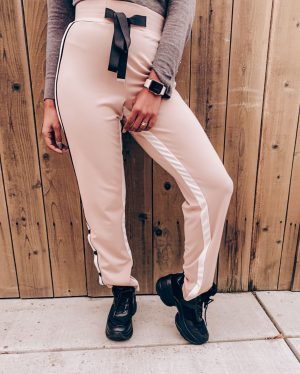 High Waisted Pink Joggers